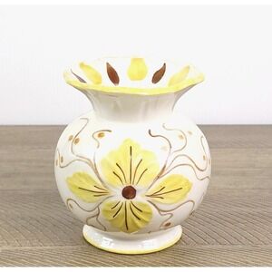 Blue Ridge Southern Potteries Vase Floral Signed